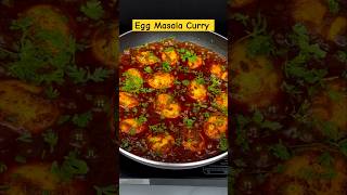 Easy Homemade Egg Masala Curry Recipe  Quick and easy dinner recipe shorts asmr ytshorts [upl. by Nodaj]