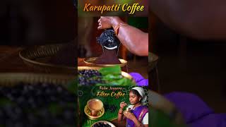 Traditional Karupatti Coffee  Palm Jaggery Coffee shorts [upl. by Salzhauer]