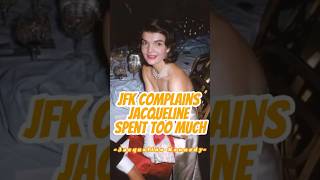 JFK once complained Jacqueline could spend his entire yearly salary in a single day celebrity [upl. by Sices]