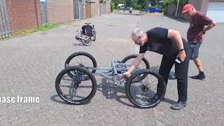 4 wheel quadricycle build part 1 [upl. by Dippold]