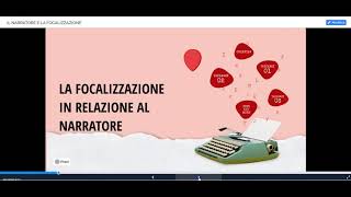 IL NARRATORE E LA FOCALIZZAZIONE  VIDEO LEZIONE ARTIGIANALE [upl. by Ardnwahsal]