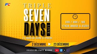 TRIPLE SEVEN DAYS 6 suite 2j  avec le Pasteur Lydie Nkumu [upl. by Gnoh]