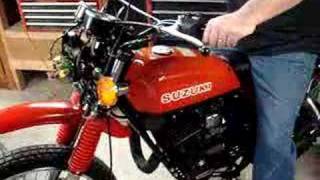 1979 Suzuki TS250 First Time Start Up After Rebuild [upl. by Alva100]