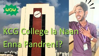 KCG College of Technology Chennai  Chumma oru Vlogg Collage Vlog [upl. by Nosdivad]