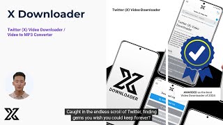 Twitter X Video Downloader  Keep what you love [upl. by Yadsendew]