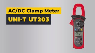 UNIT UT203 ACDC Clamp Meter [upl. by Pasquale407]