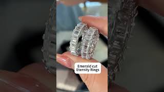 Eternity Band 💍diamond diamondring jewelry eternity engagementring rings weddingring [upl. by Llewxam]