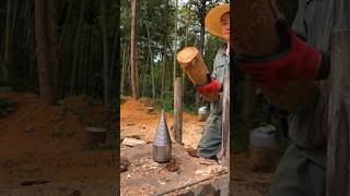 This machine is used to cut wood into small pieces shorts [upl. by Alon644]