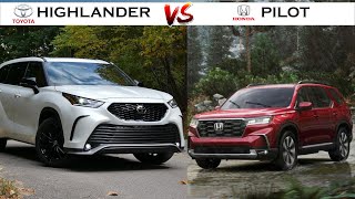 Toyota Highlander vs Honda Pilot  Which SUV Reigns Supreme [upl. by Werner534]