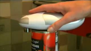 Electric CanTin Opener One Touch Automatic by Cooks Professional [upl. by Lraed]