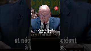 Nebenzia sur l’autorisation quotsuicidairequot de frapper dans la profondeur le territoire russe [upl. by Inirt]