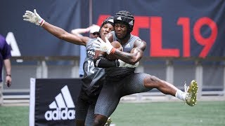 2019 Rivals 5Star Challenge WRs vs DBs 1on1 drill [upl. by Janek237]