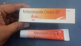 Keto Cream  Ketoconazole Cream BP  Keto Cream Uses Side effects benefits Dosage Composition Review [upl. by Arahc471]