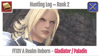 FFXIV Hunting Log Gladiator Rank 2  A Realm Reborn [upl. by Jac]