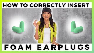 How to Use Foam Earplugs  By Ally Safety [upl. by Alohcin457]