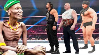 KENDO vs Roman Reigns Brock Lesnar amp Dara Singh [upl. by Nosrak]