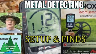 Metal Detecting Setup and finds of the Equinox 600 by Minelab [upl. by Aicitel]