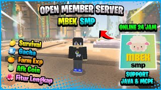 SERVER MINECRAFT VERSI 120 TERBARU  MBEK SMP  ADA TEMPAT AFK COIN  SUPPORT JAVA DAN MCPE [upl. by Gwenora]