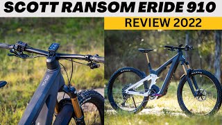 SCOTT RANSOM ERIDE 910 REVIEW 2022 VITAL MTB [upl. by Atenahs]