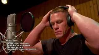 WWE 2K15 The Soundtrack Wiz Khalifa amp John Cena Studio Feature [upl. by Assille]