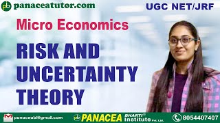 Risk and Uncertainty Theory  Decision Making  UGC NETJRF  Micro Economics  Panacea Tutor [upl. by Prudy317]