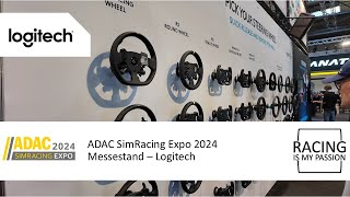 ADAC SimRacing Expo 2024  Messestand  Logitech [upl. by Areema]