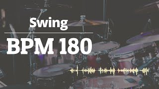 180 BPM 드럼비트 Swing Beat 180 BPM [upl. by Marleen]