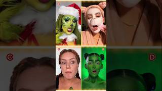 TikTok makeup trend  Grinch 🌲  📌 Pinned your comment  makeup transition [upl. by Tlevesor986]