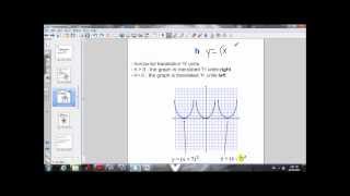 43 Day 2  Describing transformations of parabolas in vertex form part 1wmv [upl. by Airehtfele620]