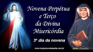 Novena Perpétua e Terço da Divina Misericórdia – 12112024  3º dia da Novena [upl. by Hugh]