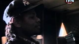 EazyE and DrDre In The Studio  argument during nwa session [upl. by Shellie750]