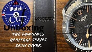 The Longines Heritage Skin Diver unboxing the Nautilus 20 [upl. by Dicks]