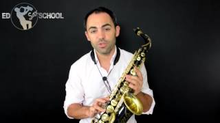 Definitive Altissimo Fingerings for Alto Sax with George Michaels sax player Ed Barker [upl. by Marnia]