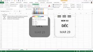 Excel  Comment créer un mini agenda sous la forme dun Widget [upl. by Geoff]