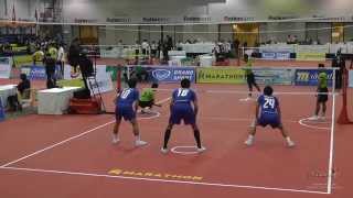 Kings Cup 2014 Sepak Takraw Thailand vs Myanmar  Regu [upl. by Tandie]