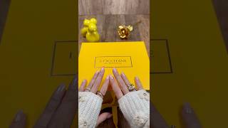 Unboxing 💛loccitaneenprovence unboxingbeautyunboxing skincareunboxing almondshoweroil [upl. by Atram]