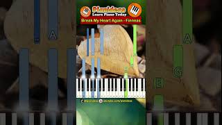 Break My Heart Again  Finneas » Piano Tutorial by pianideas [upl. by Giulia]