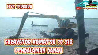 Komatsu PC 210 long arem pendalaman danau [upl. by Ahsein]