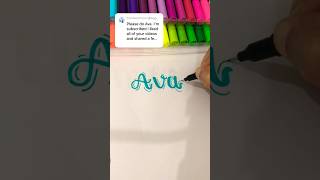 How to do calligraphyshortscalligraphyhandlettering artunderheaven [upl. by Adne]