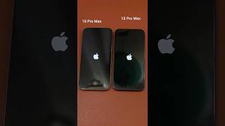 iPhone 16 Pro Max Vs iPhone 15 Pro Max Boot Test shorts [upl. by Ahseyk54]