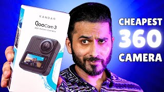 Kandao Qoocam 3 360 camera unboxing [upl. by Merete]