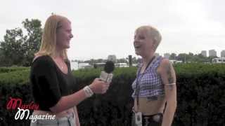 Juliet Simms Interview with Marley Magazine  Vans Warped Tour 2013 [upl. by Carmella815]