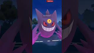 Shiny mega gengar vs mega gengar💀inpokemongo viraltrendingshorts [upl. by Luar]