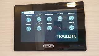 Using the CZone control system in your TrailLIte 500 or 700 series motorhome [upl. by Grimbly]