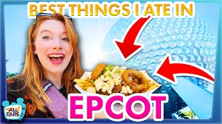 Best Things I Ate in EPCOT [upl. by Annotahs]