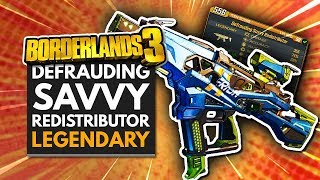 Borderlands 3  NEW REDISTRIBUTOR Chained Amped Damage  Maliwan Takedown DLC [upl. by Salis]