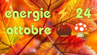 ENERGIE ⚡ 24 OTTOBRE 🍄🌰 [upl. by Franciskus]