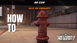 How To Ollie All The NYC Hydrants  THPS 12 No Commentary [upl. by Hoffman267]