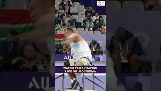 Hokato Sema in Shotput Finals Paralympics Shotput Highlights  JioCinema [upl. by Gluck]