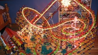 Rudolph The Ride  Knex Roller Coaster [upl. by Neeloc323]